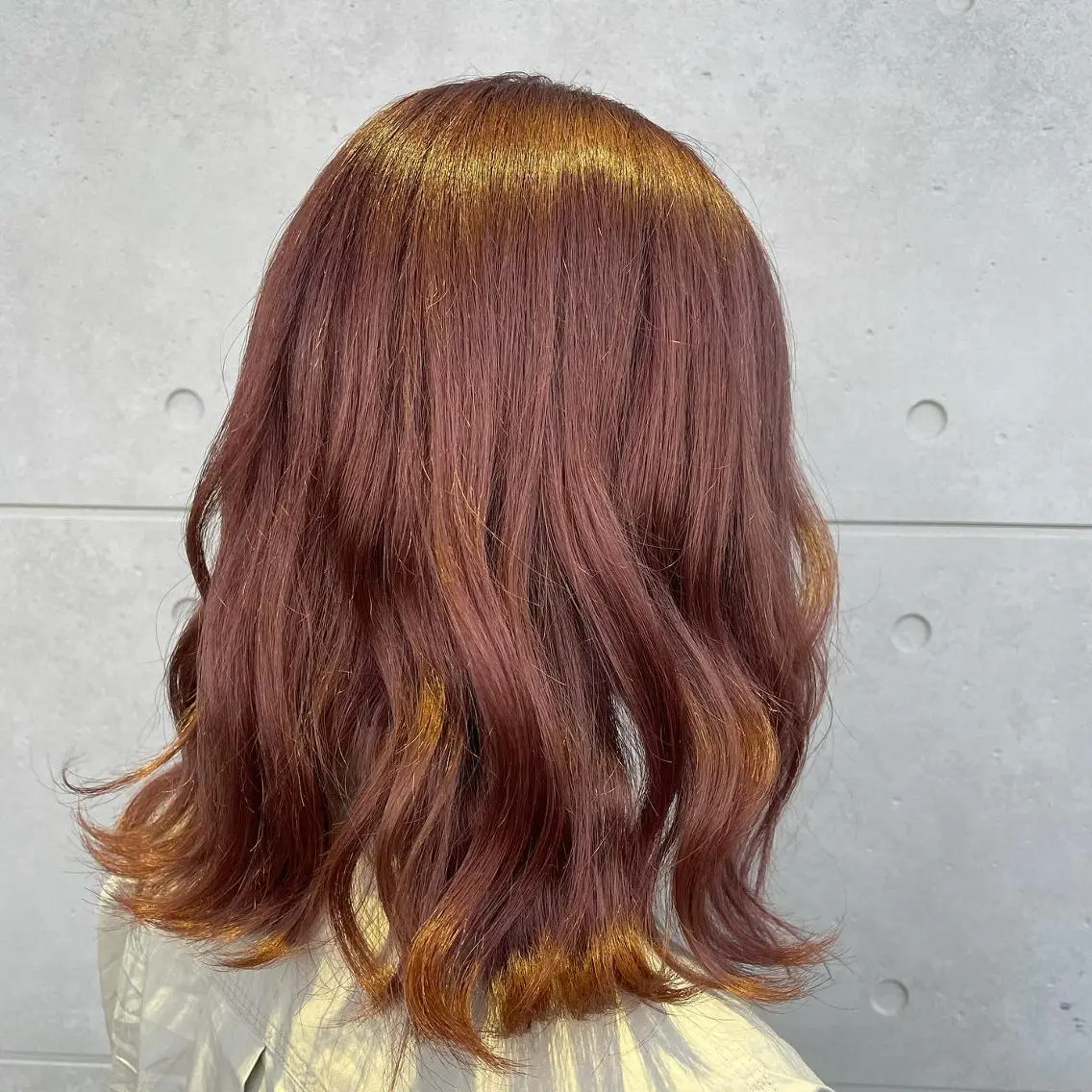 ミディアム カラー パーマ ヘアアレンジ メンズ キッズ マツエク・マツパ ブラウンカラー ピンクカラー ピンクブラウン カラーマツエク ナチュラル sara 荒井店のヘアスタイル