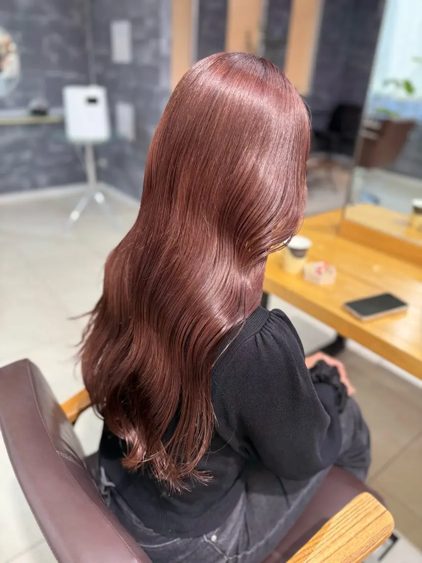 ブリーチ無しダブルカラー+トリートメントの写真