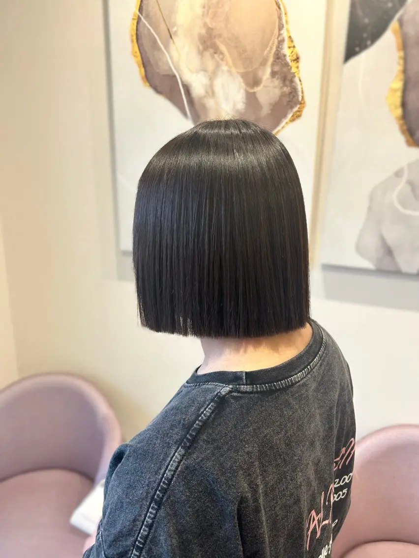 ミディアム カット ルネ北千住店 Rinoのヘアスタイル