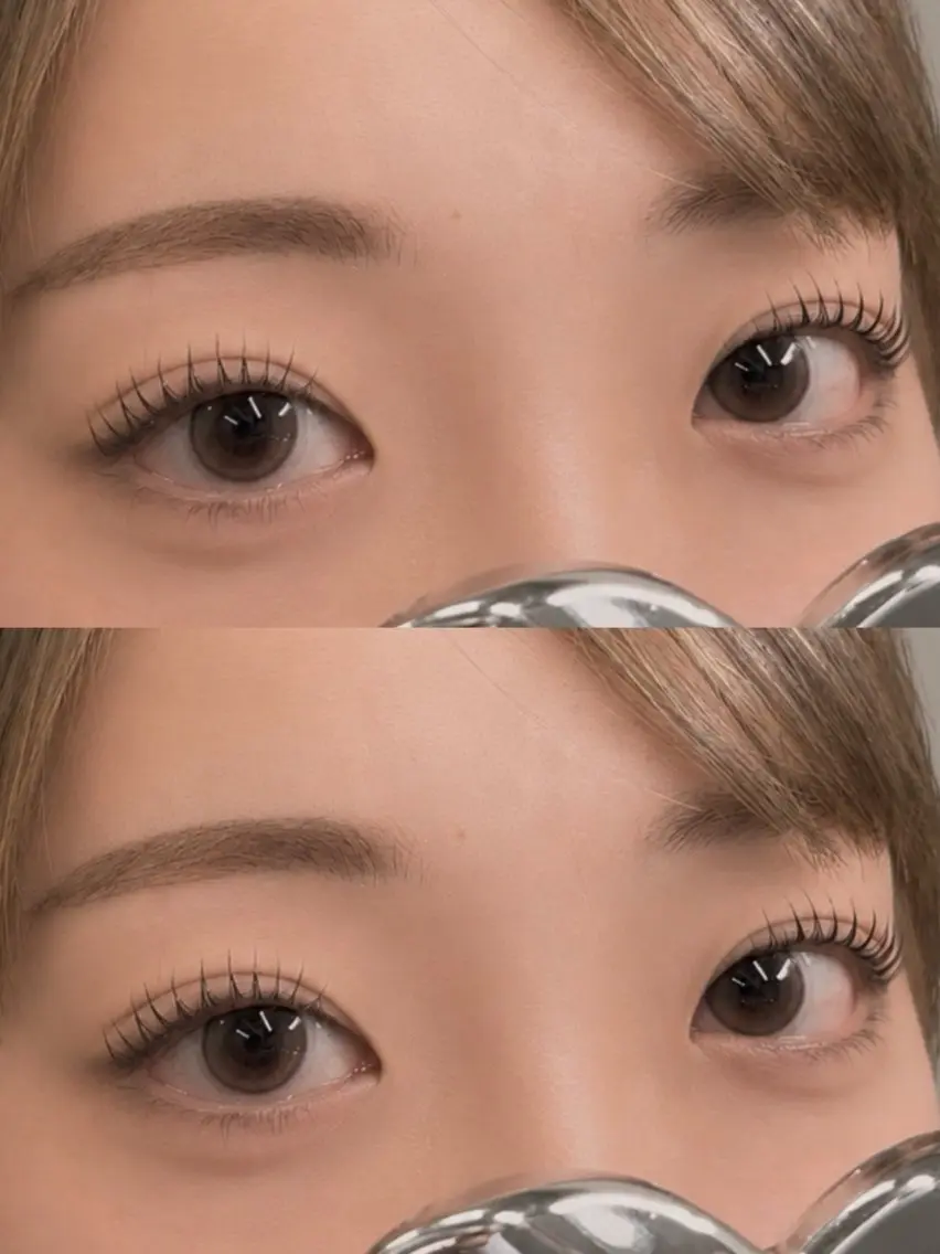 マツエク・マツパ 束感まつ毛 フラットラッシュ 韓国風マツエク パリジェンヌラッシュリフト 一重×まつ毛パーマ マツパ 韓国風束感まつげ 天王寺rio✩.*˚のマツエク・マツパデザイン