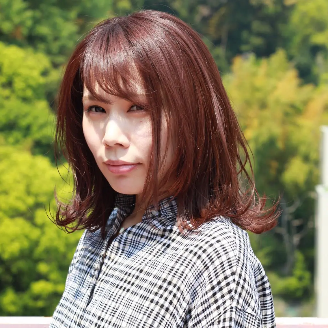 ミディアム カラー ラベンダーカラー ヘアカラー Viage （ビアージュ）のヘアスタイル