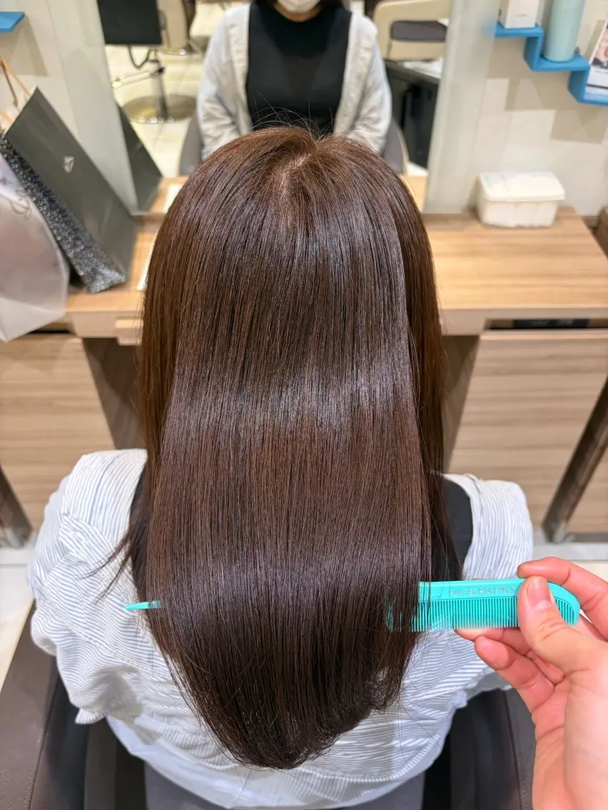 ミディアム カラー ヘアカラー ❄️モデル募集中❄️ ️🫧Haru🫧のヘアスタイル
