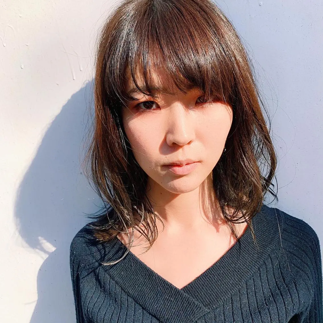 ミディアム カラー 中川 竜誠のヘアスタイル