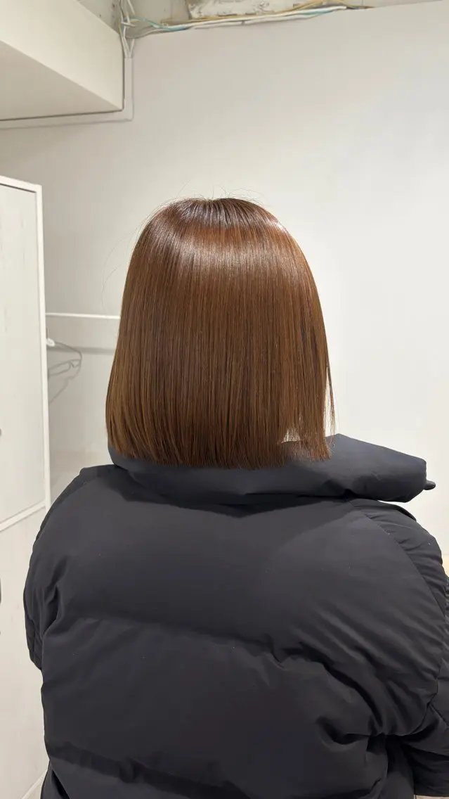 ミディアム ヘアカラー トリートメント piLLon mayuのヘアスタイル