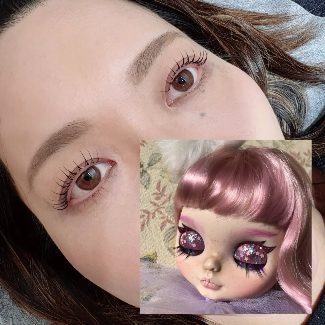 👀上下まつげパーマ✨🌈の写真