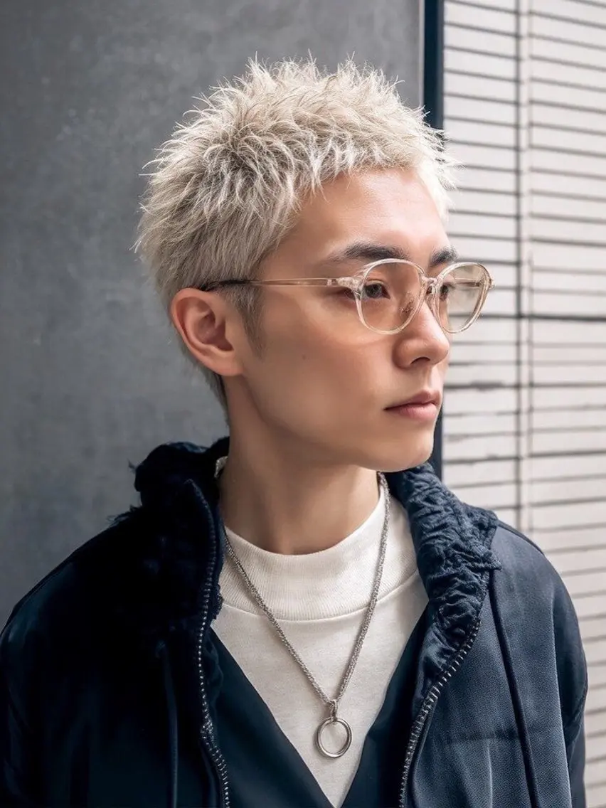 ショート カラー メンズ カット ヘアカラー 🔥メンズ特化🔥 渋谷/近澤瑠以✂️のヘアスタイル