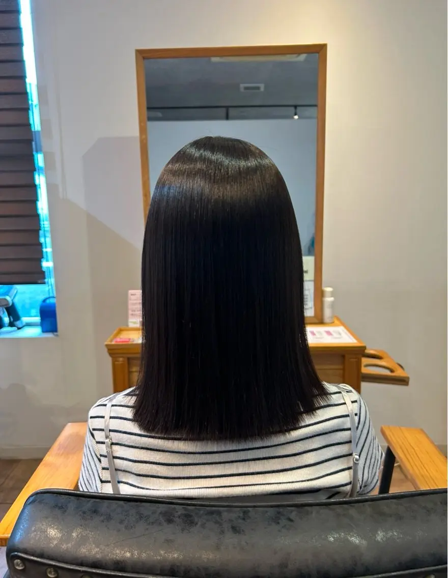 縮毛矯正（美髪矯正）の写真