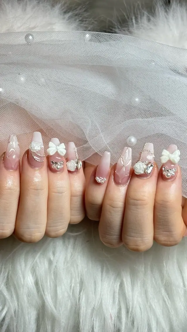 ネイル 長さ出し ロングネイル スカルプネイル スーパーロングネイル ハンドネイル Sully Nail Labのネイルデザイン