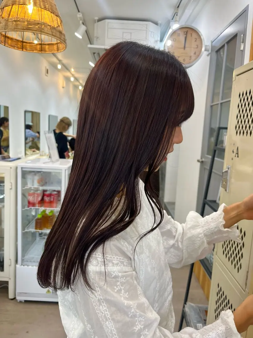 ロング カラー ヘアカラー トリートメント 🌼sunc HINAMI🌼のヘアスタイル