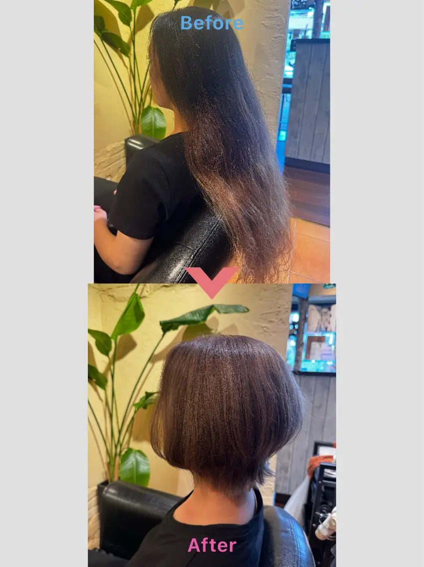 ロング カット ヘアカラー SHO ✂︎のヘアスタイル