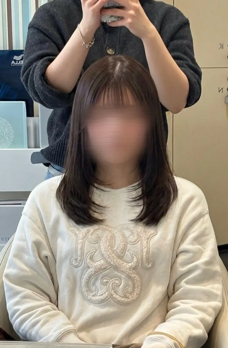 ロング カット 縮毛矯正 トリートメント 髪質改善縮毛矯正 /レイヤー🌙ゆきのヘアスタイル