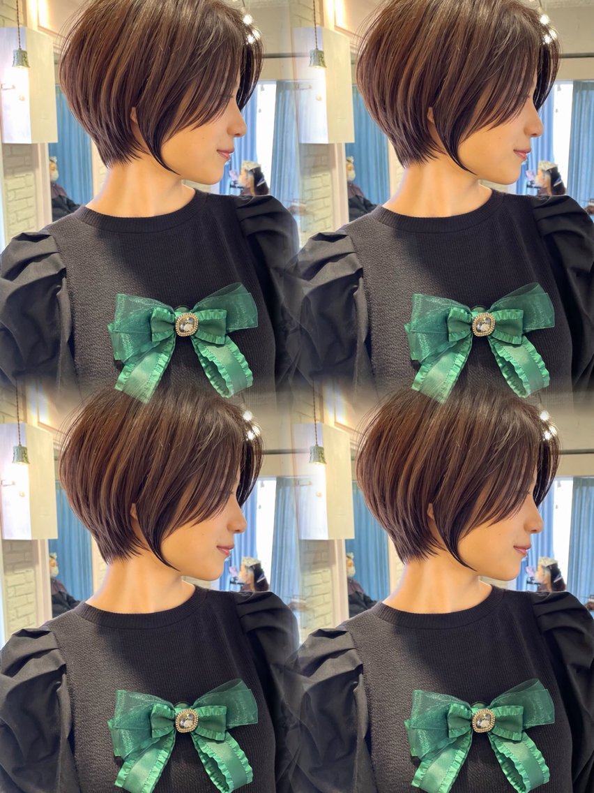 ショート ゆうま🌈艶髪カラー 🫧髪質改善のヘアスタイル