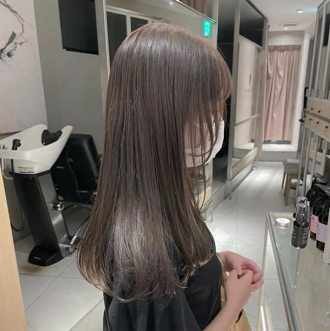 ロング カラー カット ヘアカラー トリートメント 柔らか透け感カラー 🌿ムロヤリョウスケのヘアスタイル
