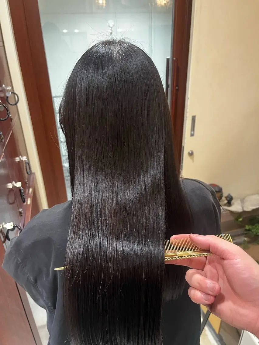 ロング カット ヘアカラー トリートメント ✂️髪質改善 kane✂️のヘアスタイル