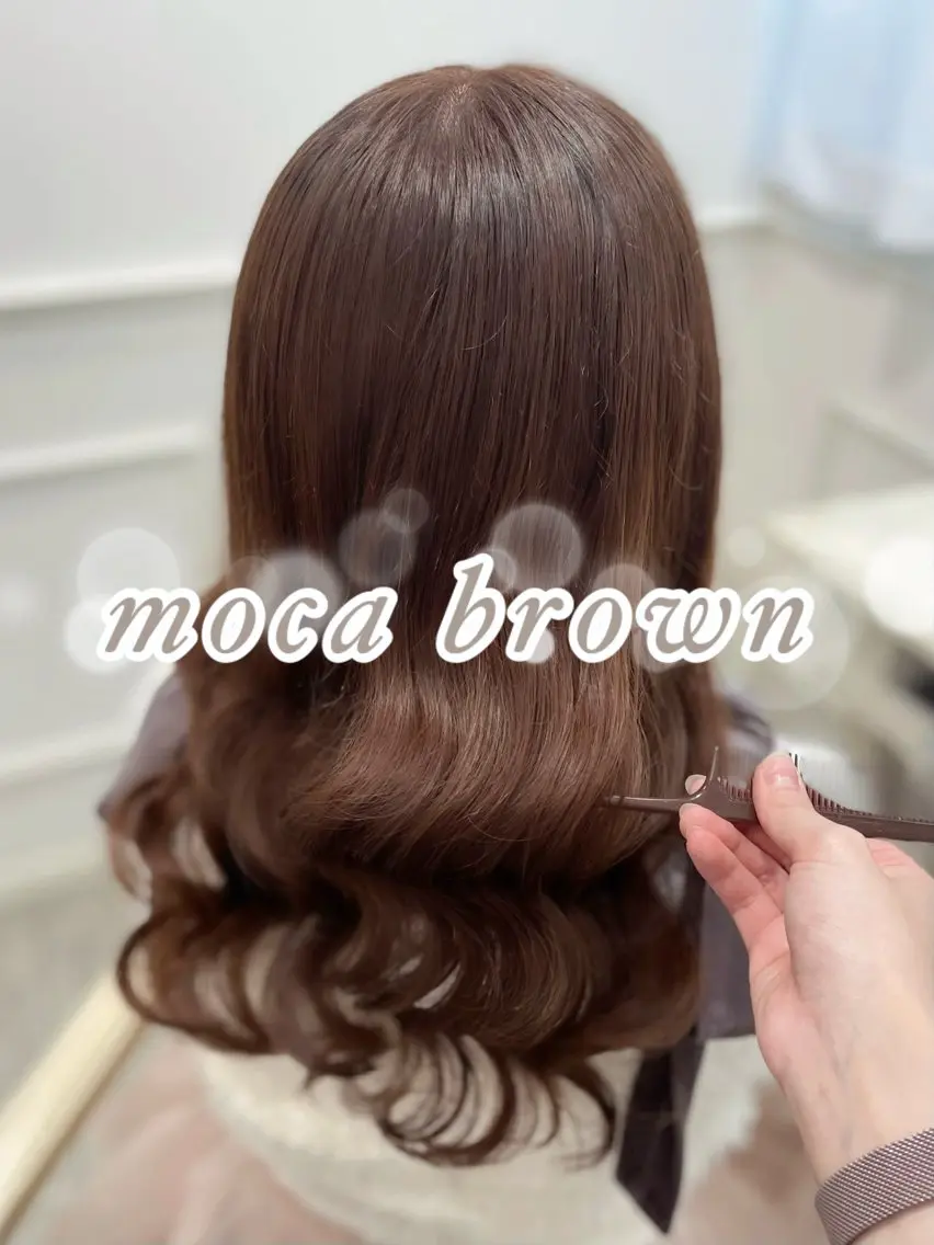 ロング カラー ブリーチ ダブルカラー ブリーチなしカラー カット ヘアカラー トリートメント いぶきゆう 栄/カットモデルのヘアスタイル