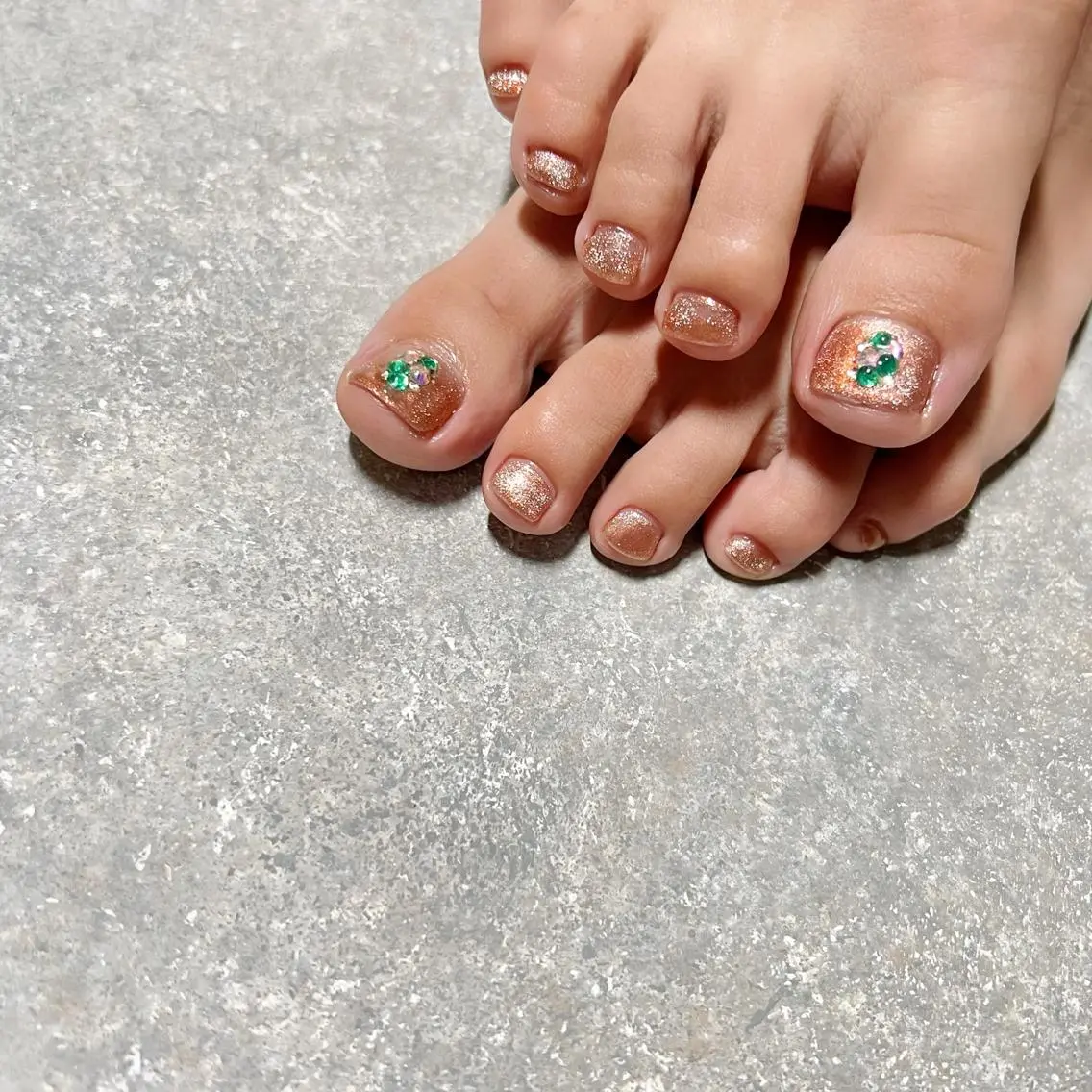 ネイル ニュアンスネイル ショートネイル gemickle nailのネイルデザイン