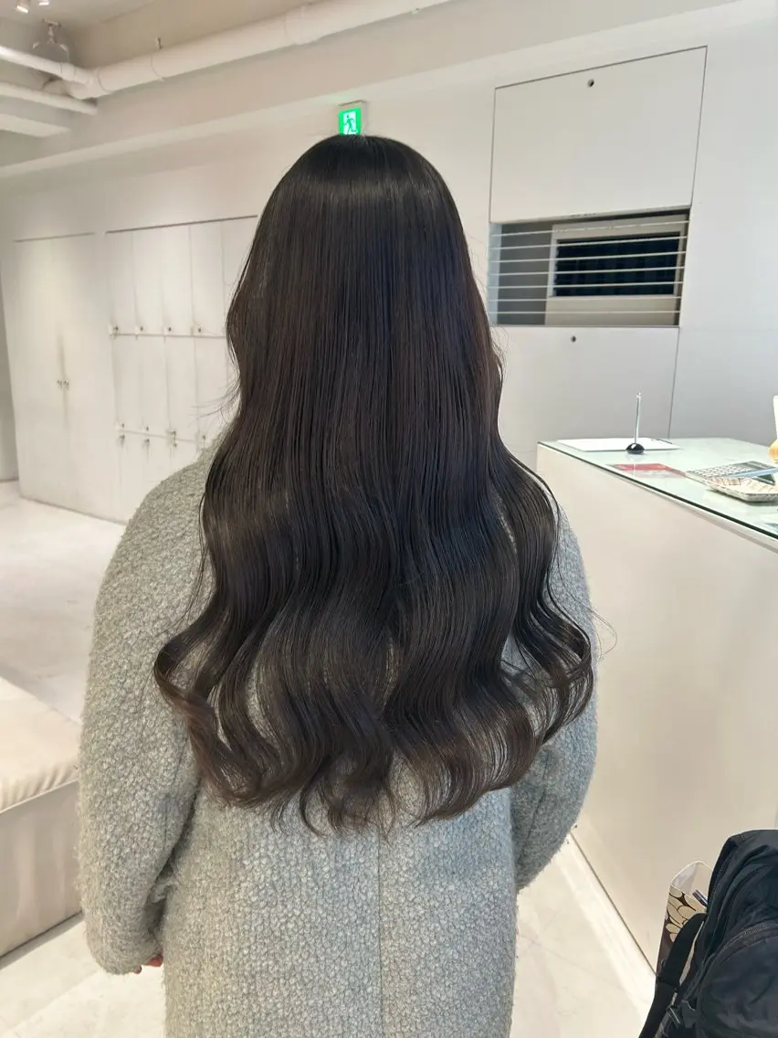 セミロング ヘアカラー 透明感color ˚✧₊amuのヘアスタイル
