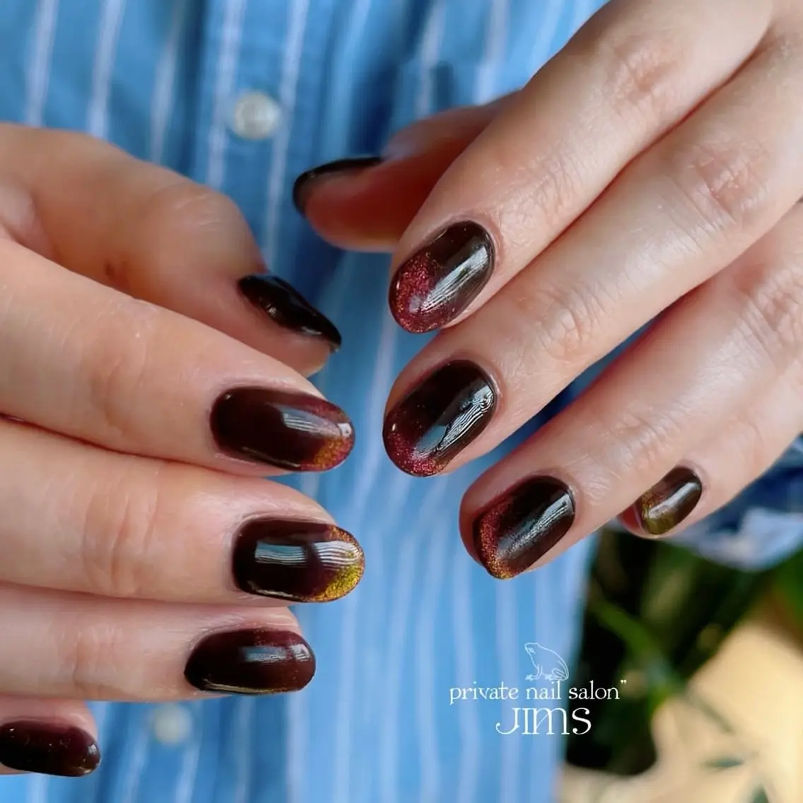ネイル マグネットネイル ハンドネイル nail salon JIMS【じむ】のネイルデザイン