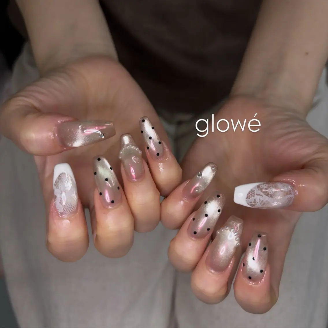 ネイル 持ち込み glowé Runaのネイルデザイン