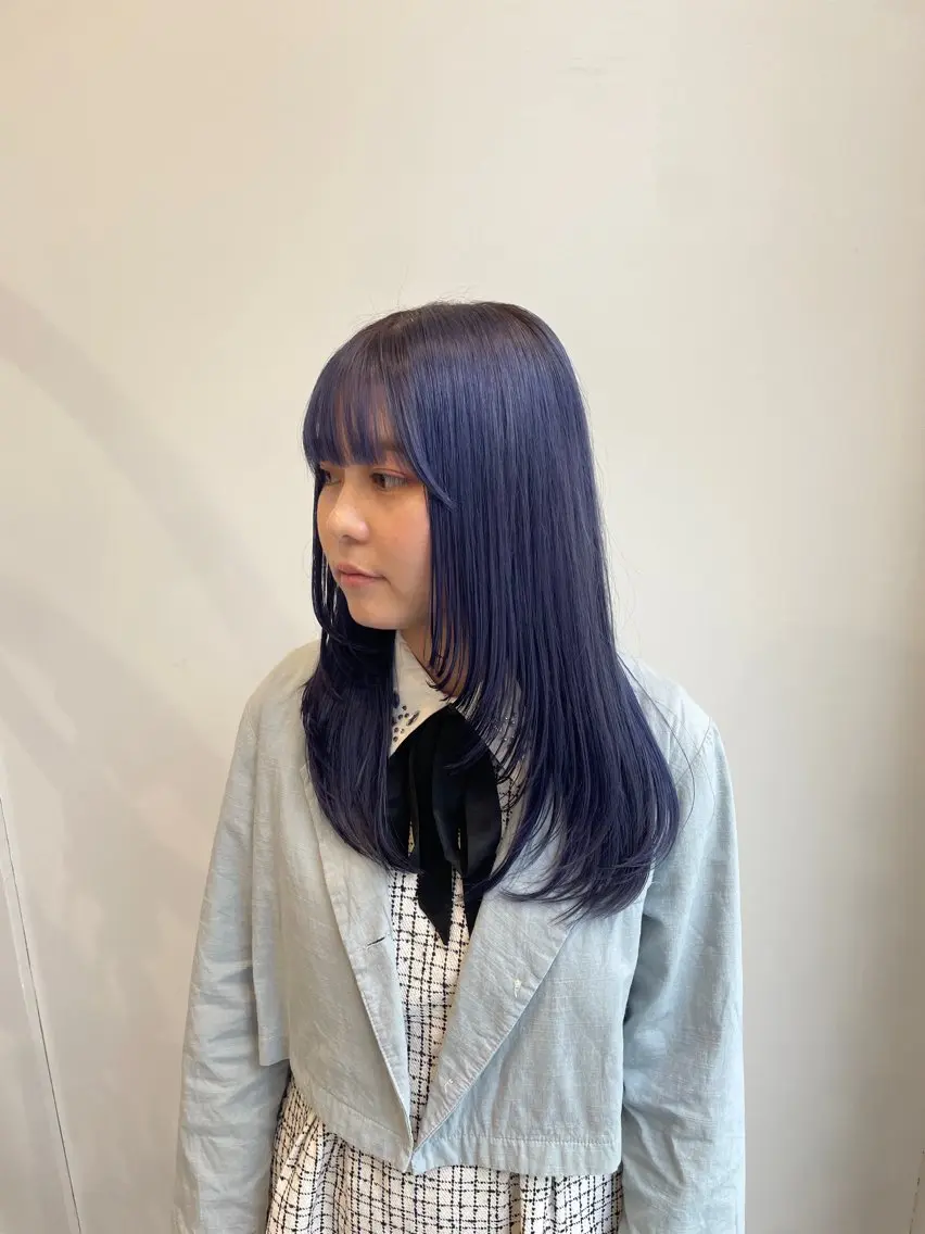 ロング カット ヘアカラー トリートメント ナチュラルカラー 児玉優香のヘアスタイル