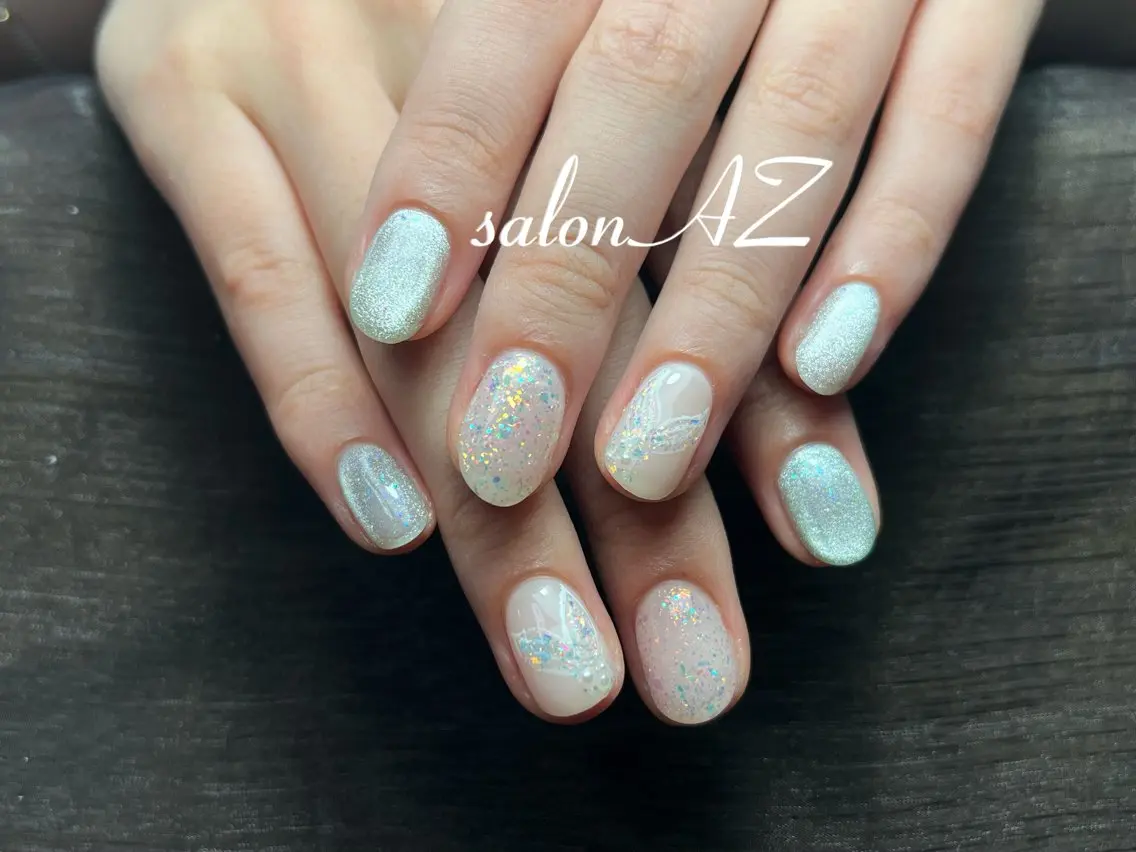 ネイル アートネイル 長さ出し フットネイル フレンチネイル ジェルネイル ハンドネイル salon AZのネイルデザイン