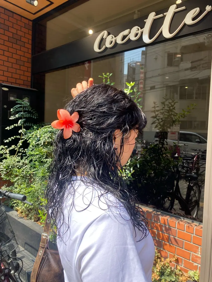 ロング カット ヘアカラー cocotte🌿 amaneのヘアスタイル