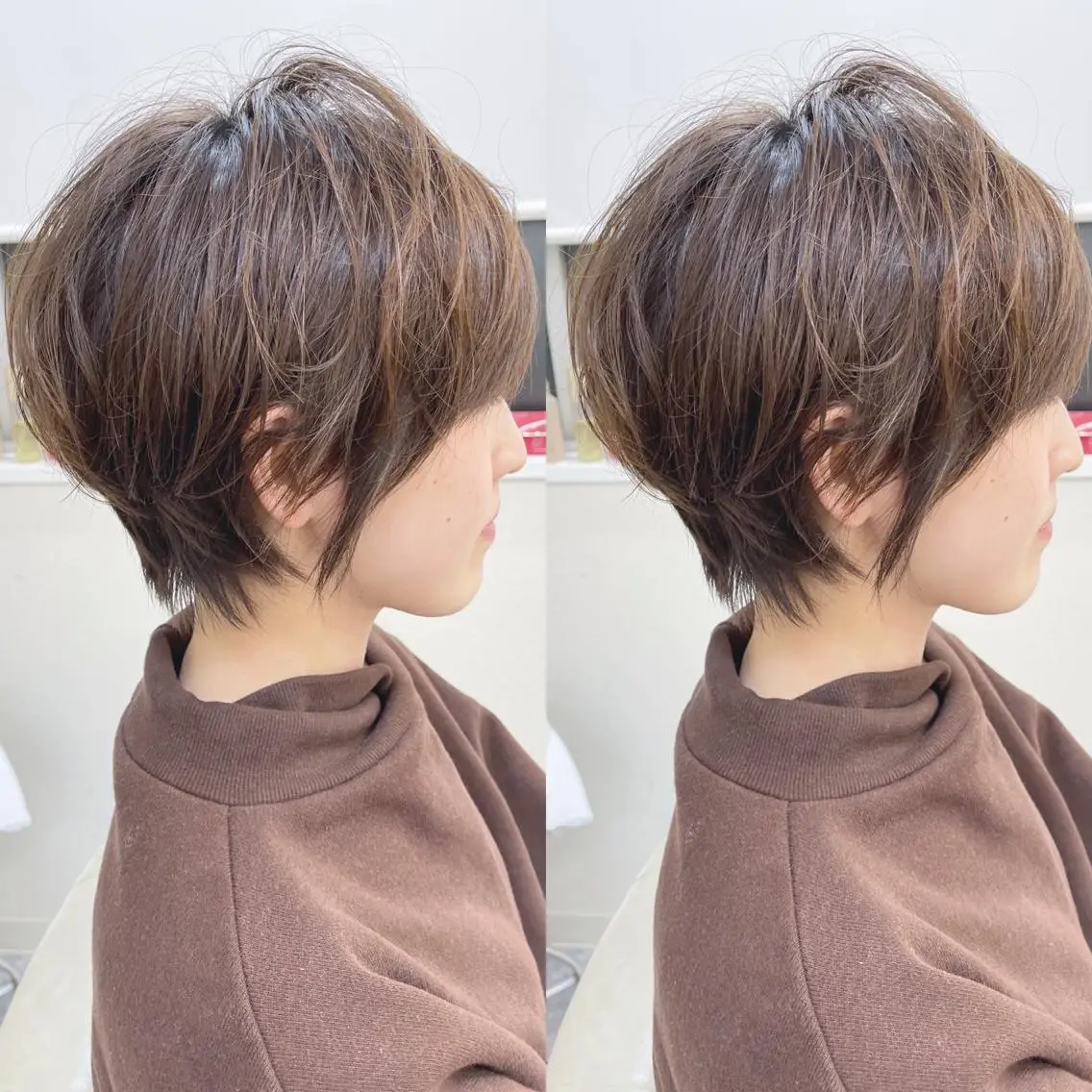 ショート ショートボブ ハンサムショート ボブ ショートヘア カット パーマ H (エイチ) 烏丸御池店のヘアスタイル