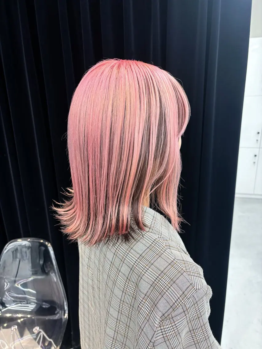 ミディアム カラー ブリーチ ケアブリーチ ハイトーンカラー 韓国風ヘア トリートメント ヘアカラー 縮毛矯正 トリートメント 🐶ひかる🐶 JILLSTUDIOのヘアスタイル