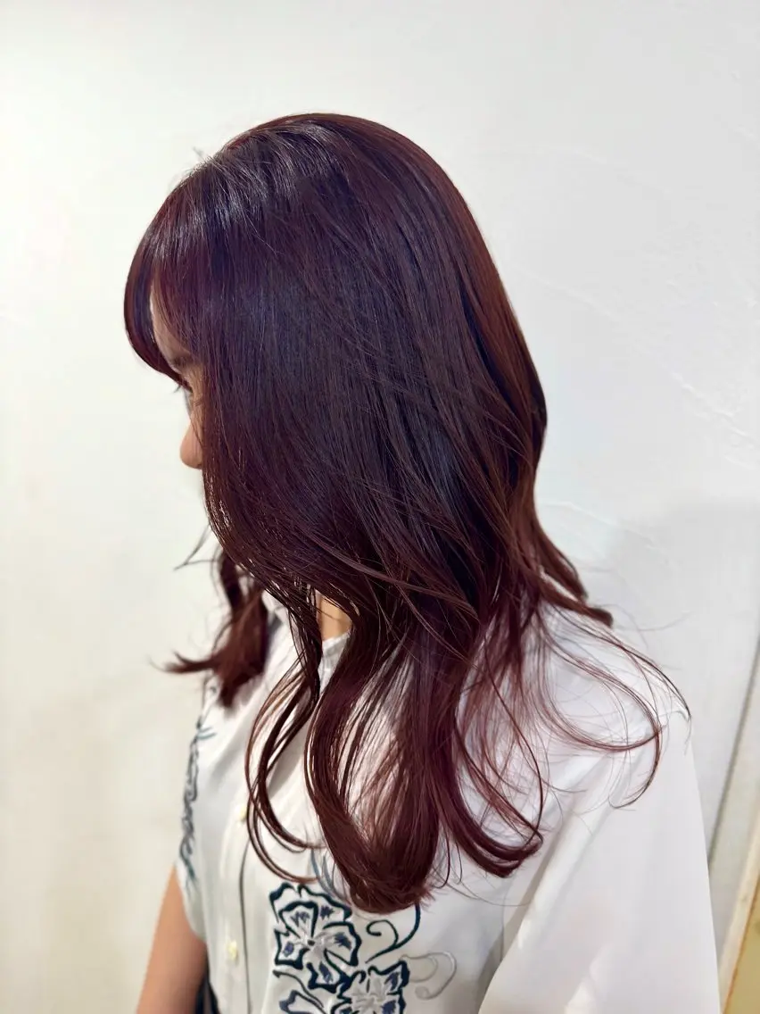 ロング カット ヘアカラー トリートメント 🦋透明感 艶カラー Rie🦋のヘアスタイル