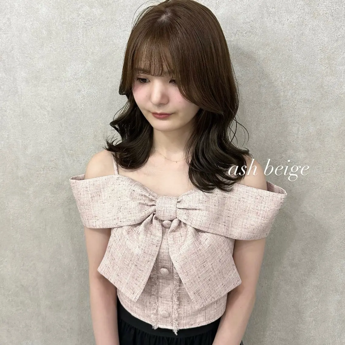 ︴🥐 minimo限定 🥐 ︴顔周りcut +髪質改善color+リペアtreatment〔口コミ特典付き〕の写真