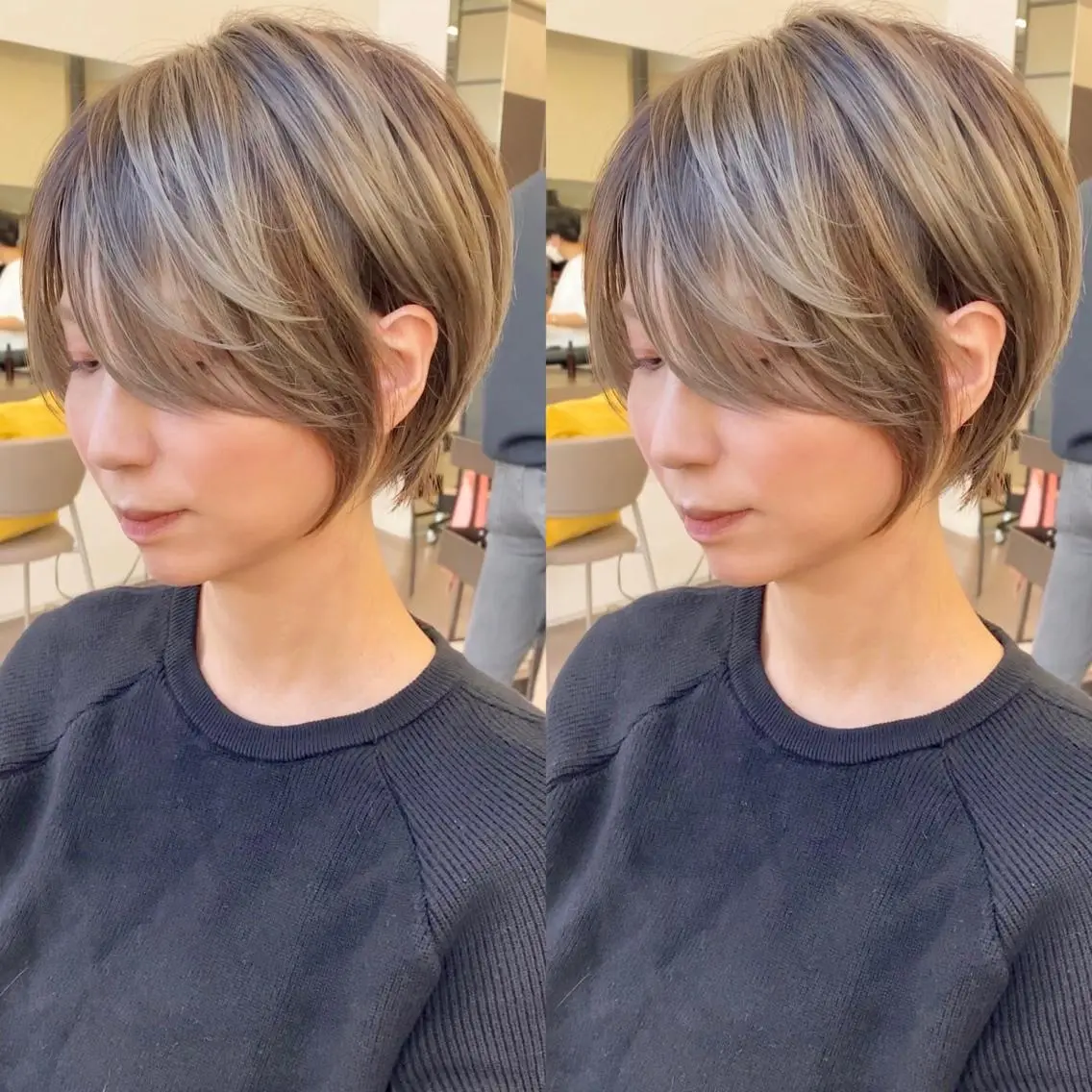 ショート レイヤー特化 渋谷美容師/れなのヘアスタイル