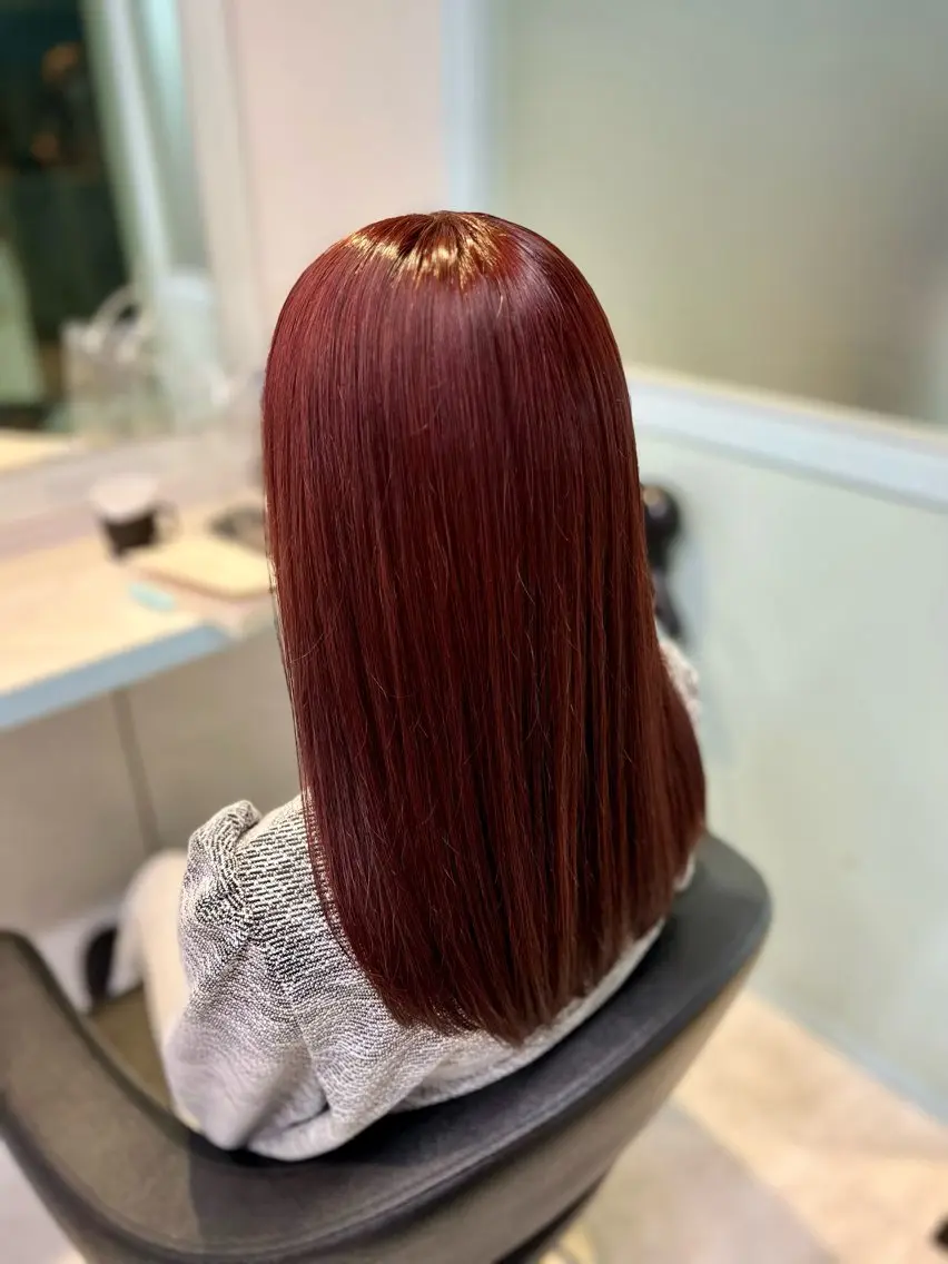 カラー 🇰🇷韓流暖色ヘア 🍒saaya🍒のヘアスタイル