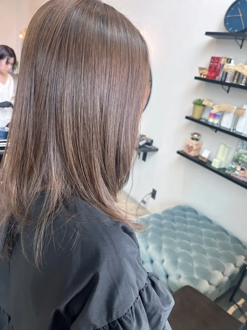 ミディアム 垢抜け/イメチェン color🦩ちあきのヘアスタイル