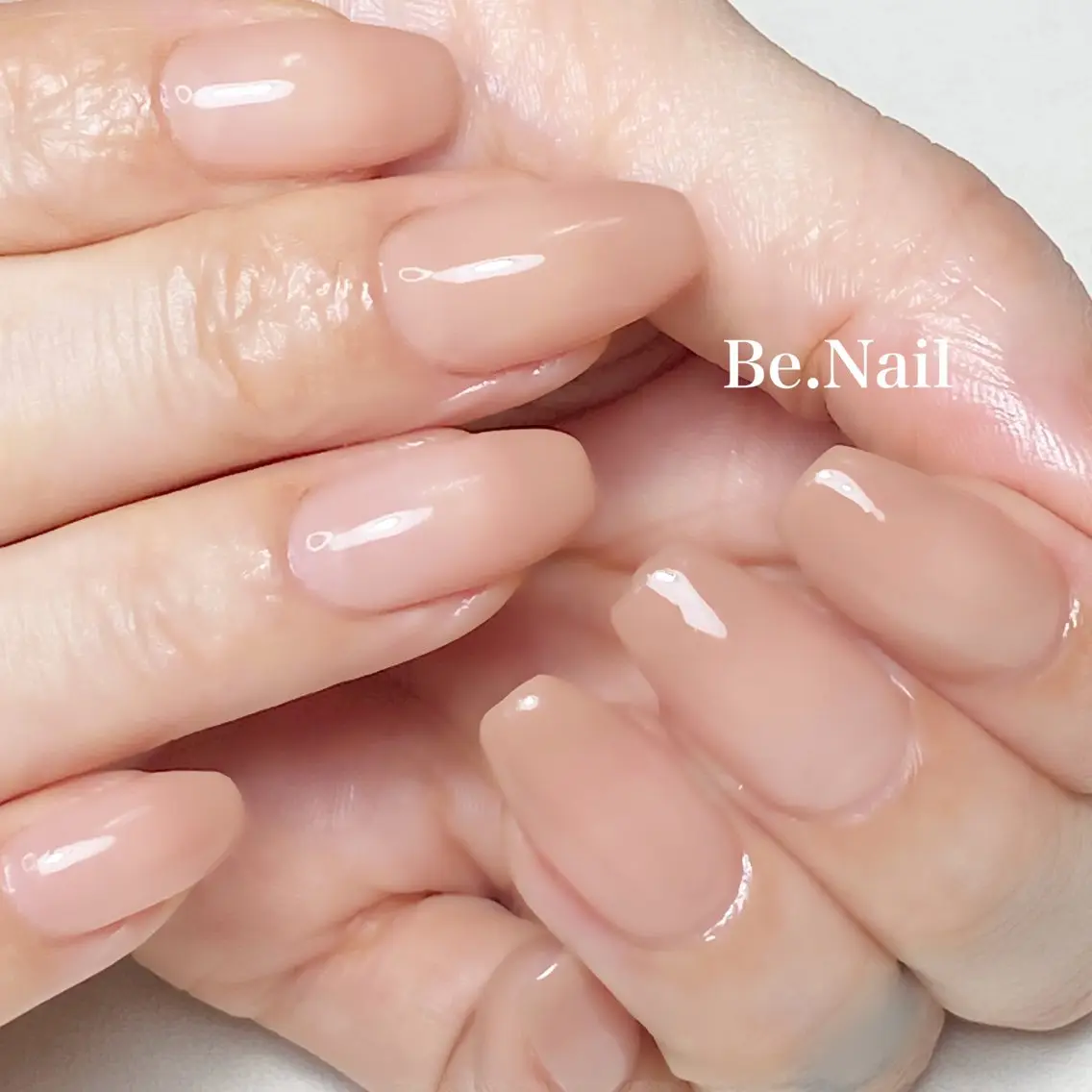 ネイル ジェルネイル グラデーション シンプルネイル Be. Nailのネイルデザイン