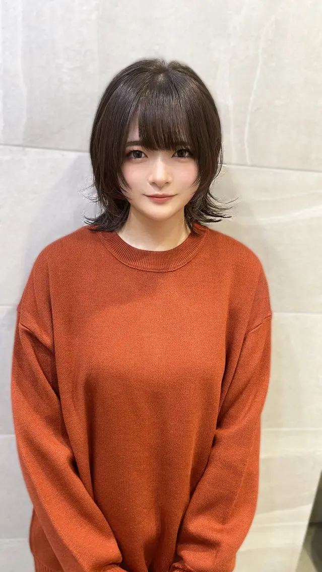 ミディアム ウルフカット ウルフカット/ ハッシュカット/山路のヘアスタイル
