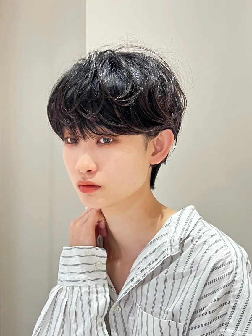 ショート カット ヘッドスパ ヘッドスパ/縮毛矯正 /横山陸人のヘアスタイル