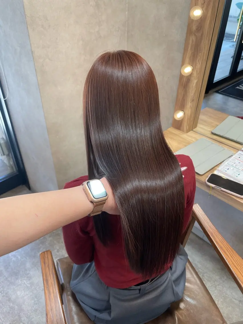 ロング カット ヘアカラー トリートメント RIENSリエンス / ゆき 🎀のヘアスタイル