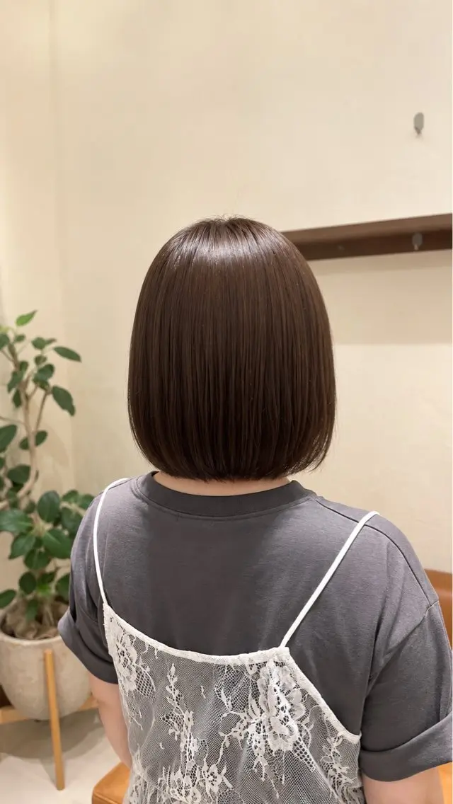 ミディアム 西村 藍伽のヘアスタイル
