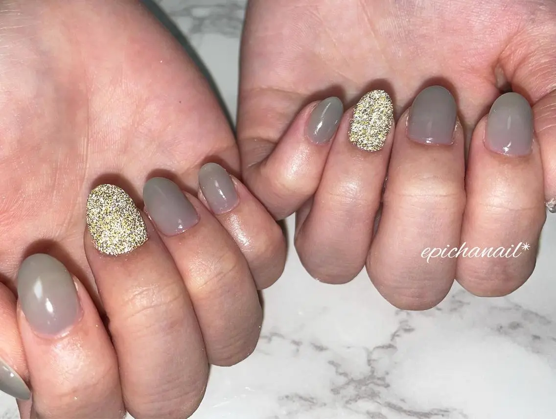 ネイル フラッシュネイル ワンカラーネイル EPICHA NAILのネイルデザイン