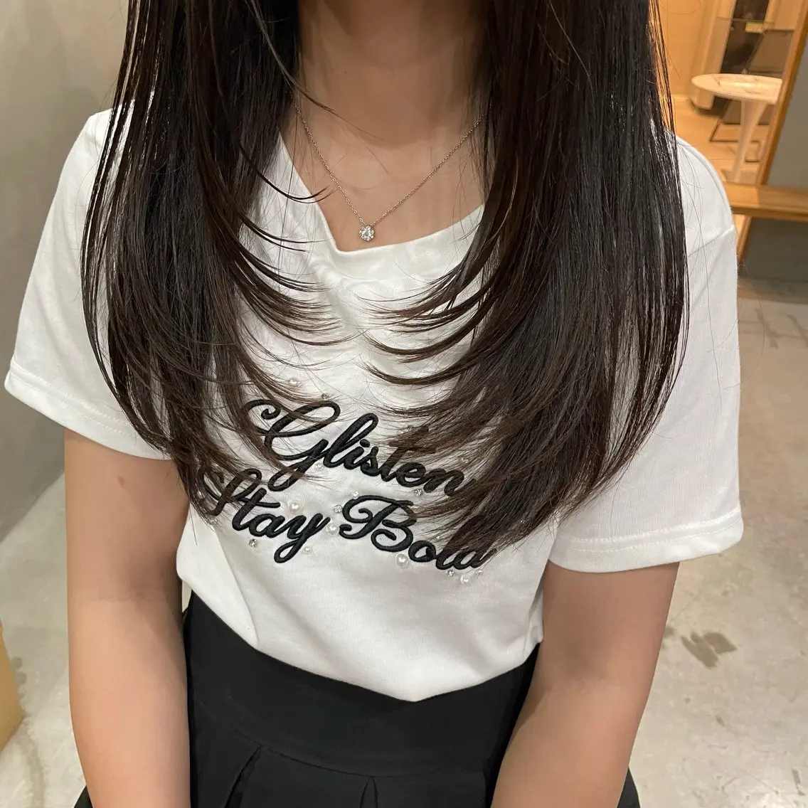 ロング レイヤーカット la fith hinaのヘアスタイル