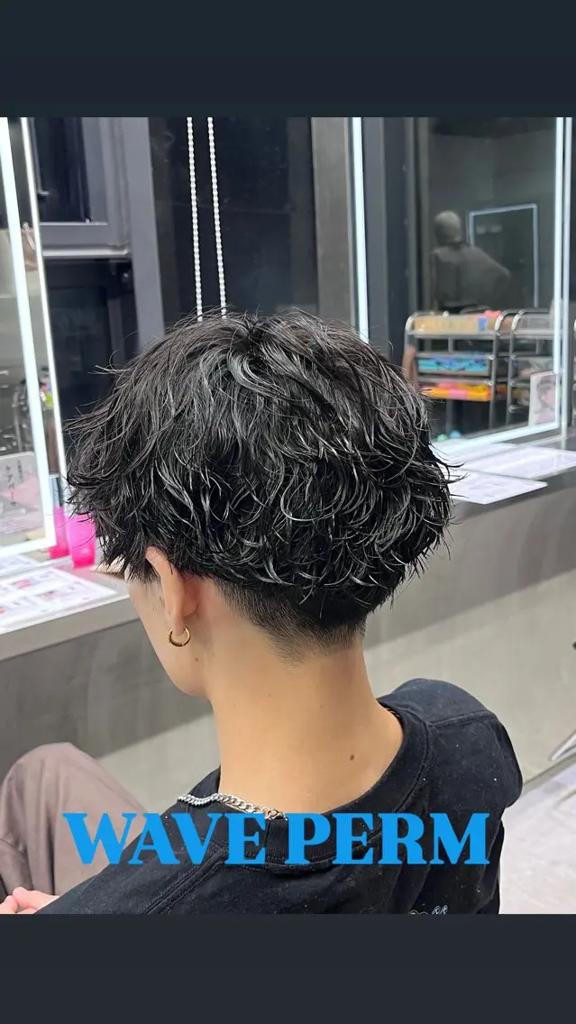 パーマ メンズ カット パーマ ⭐️fifth天神 パーマ特化/ますみゆのヘアスタイル