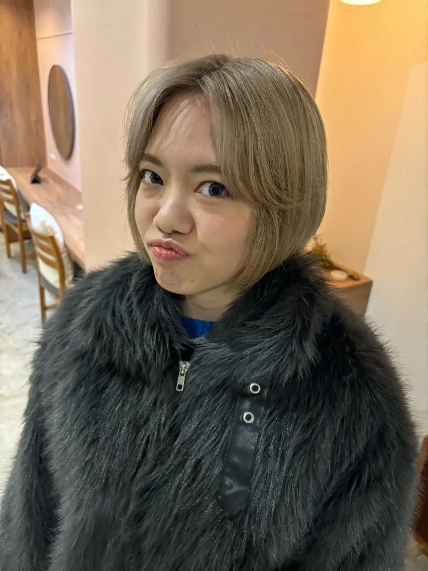 ショート カラー カット ヘアカラー トリートメント Hayashi Shioriのヘアスタイル