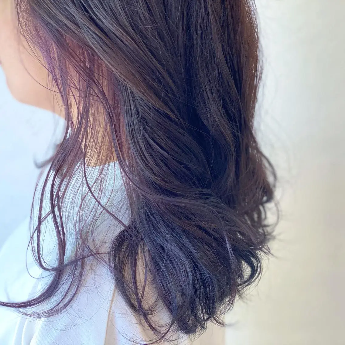 セミロング カラー 伊藤 さやかのヘアスタイル