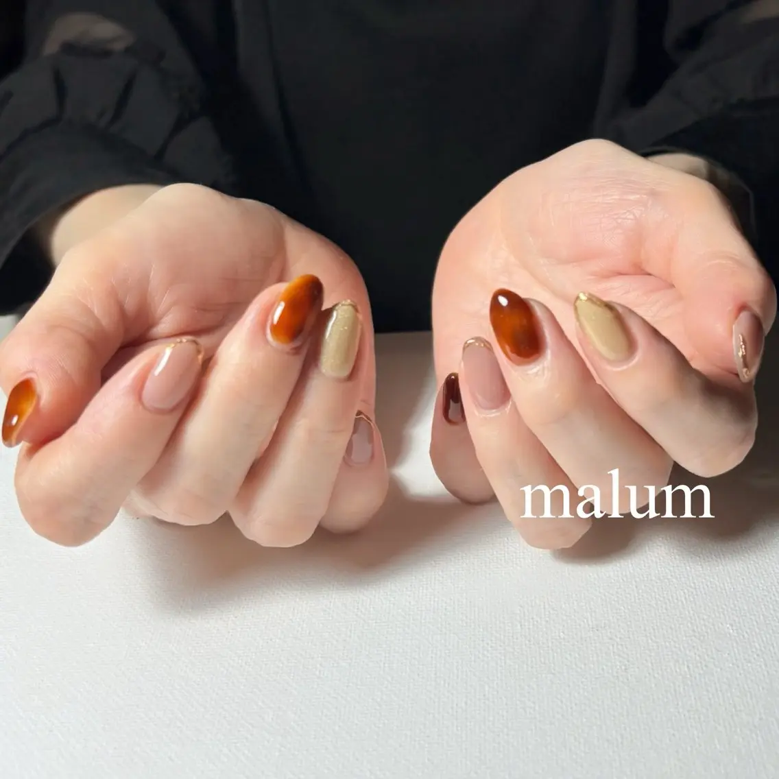 ネイル ハンドネイル malum nailのネイルデザイン