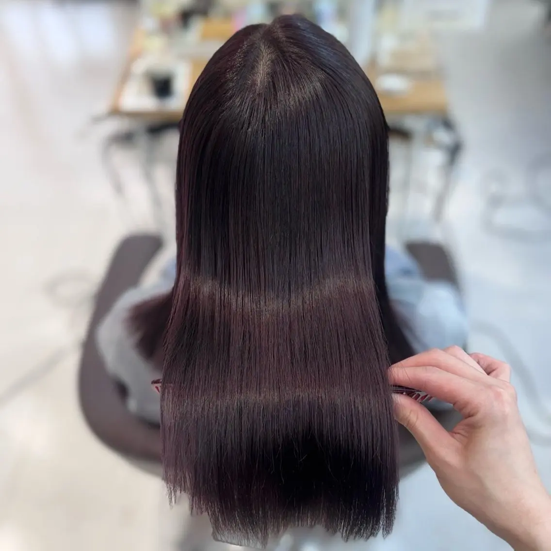 ロング 縮毛矯正 透明感カラー💫 Katsukiのヘアスタイル