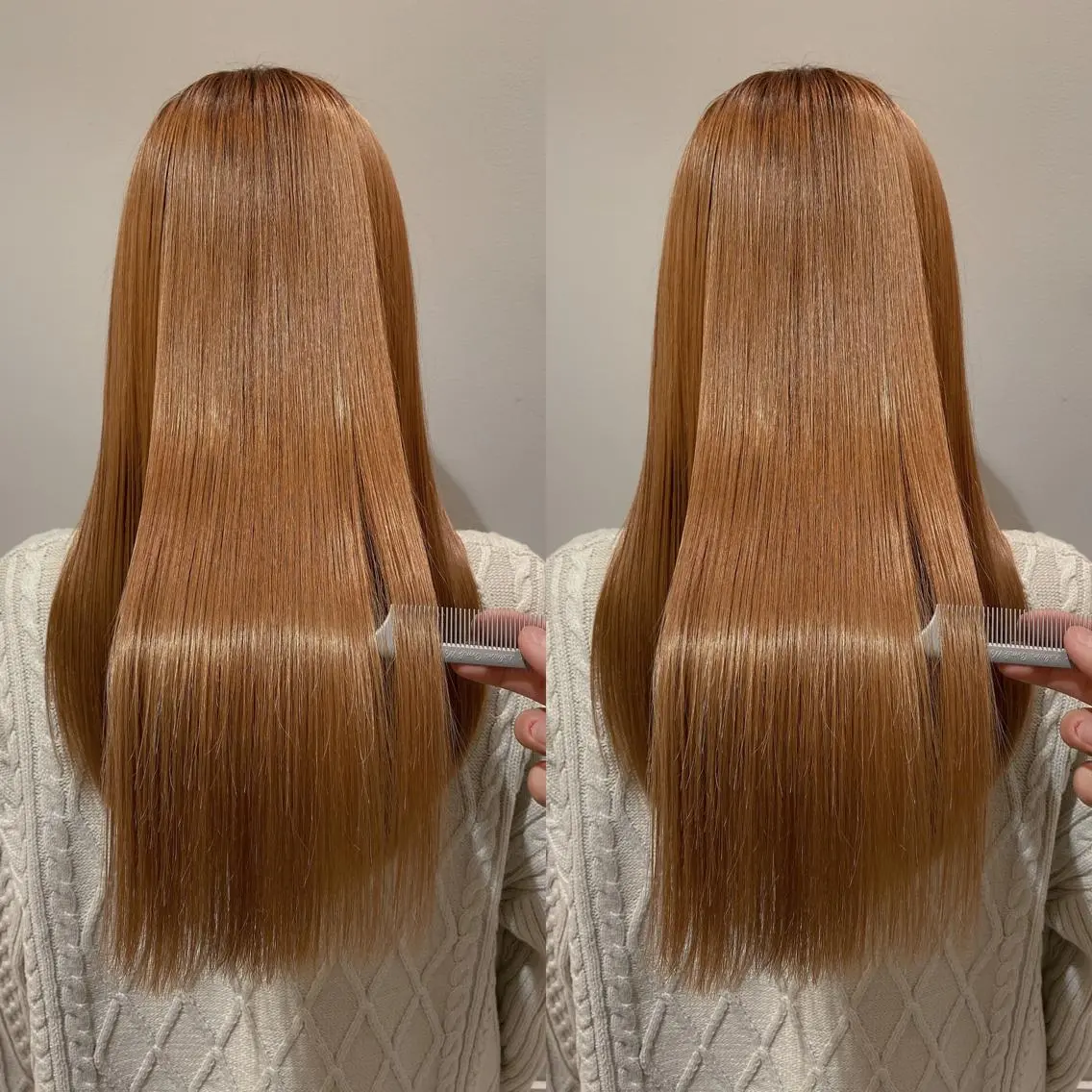 ロング 美髪矯正透明感カラー 江川　和輝のヘアスタイル