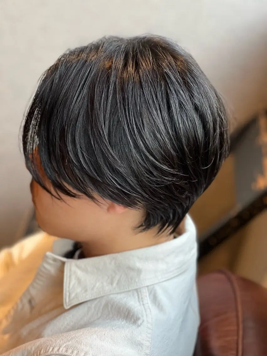 ミディアム 金浜 大樹のヘアスタイル