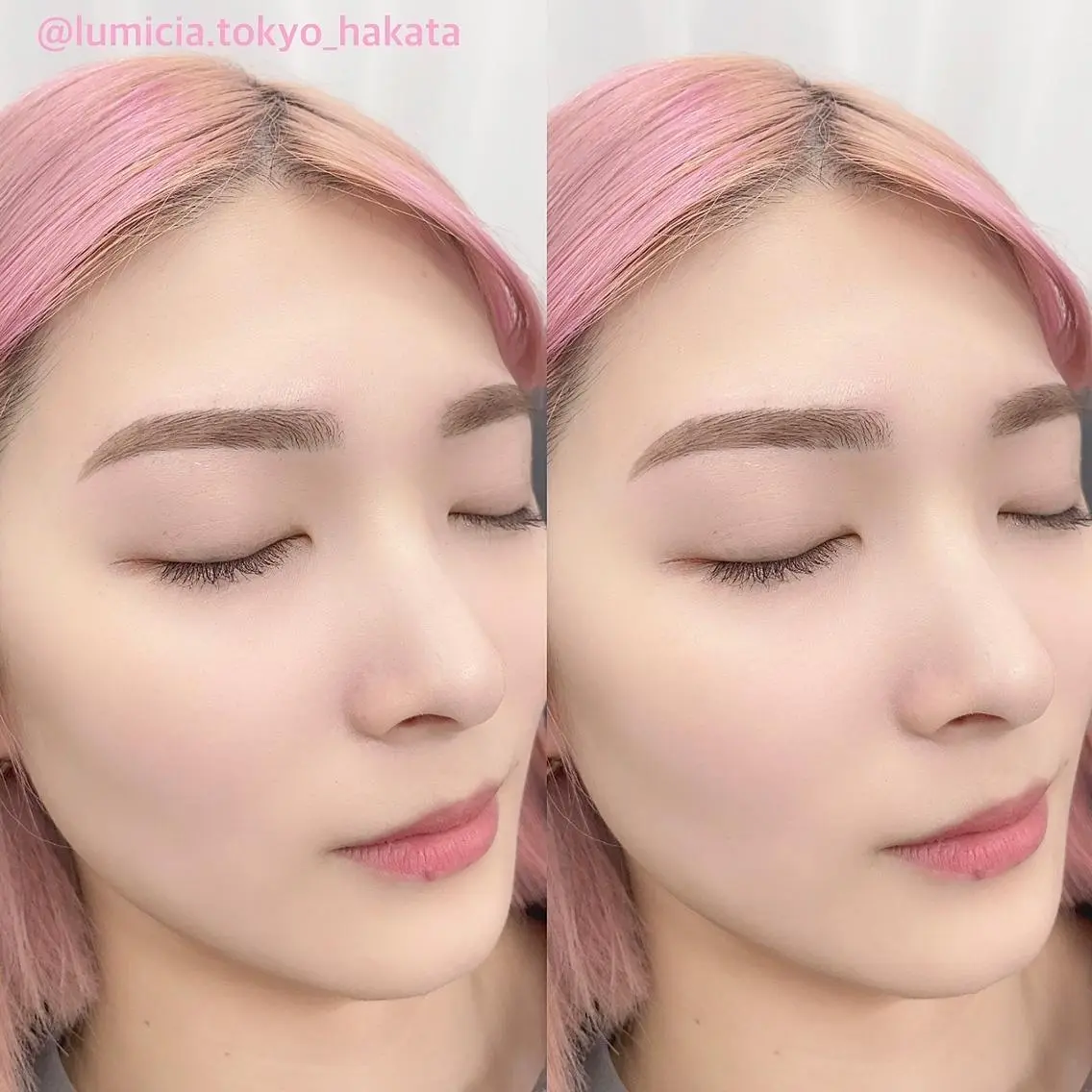 【学割U24🩵】眉毛カラー+美眉毛アイブロウWAXスタイリング+眉メイク¥6100の写真
