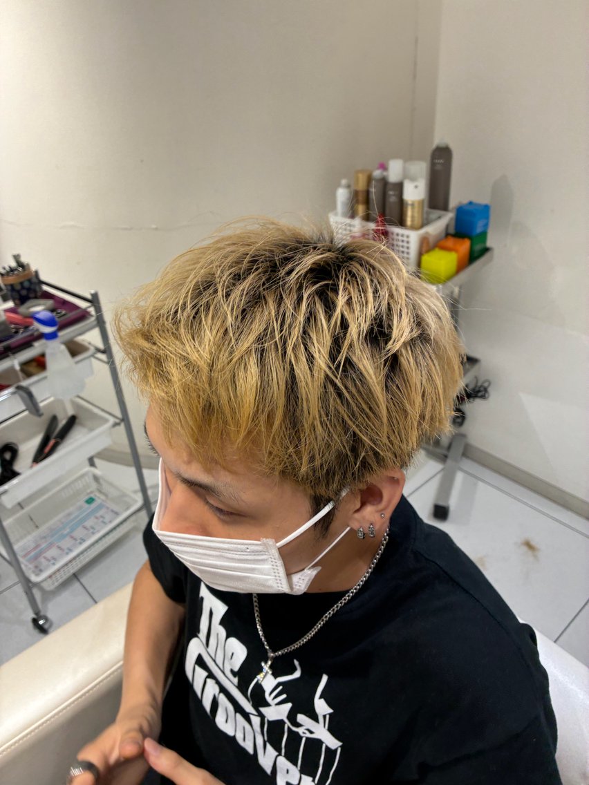 メンズカット＋クレンジングシャンプーの写真