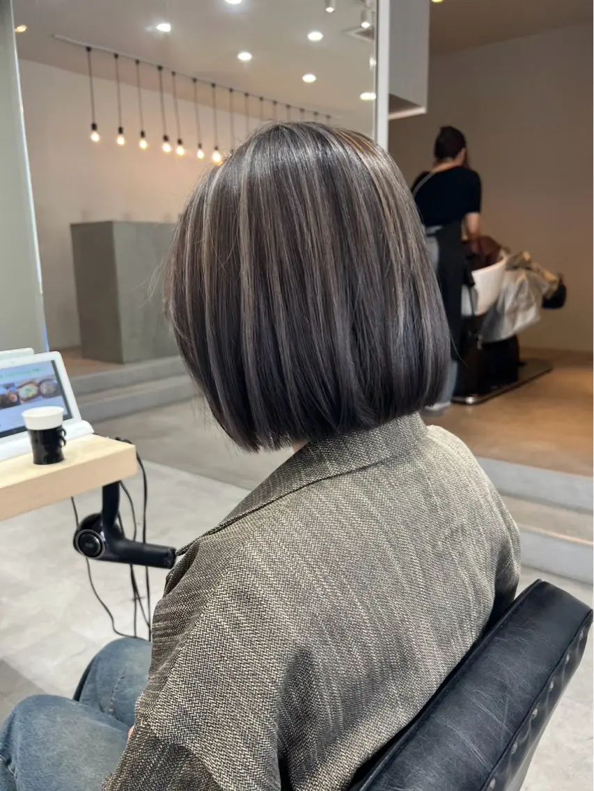 (ブリーチ込み)グラデーション ハイライトカラー🩷🩵の写真